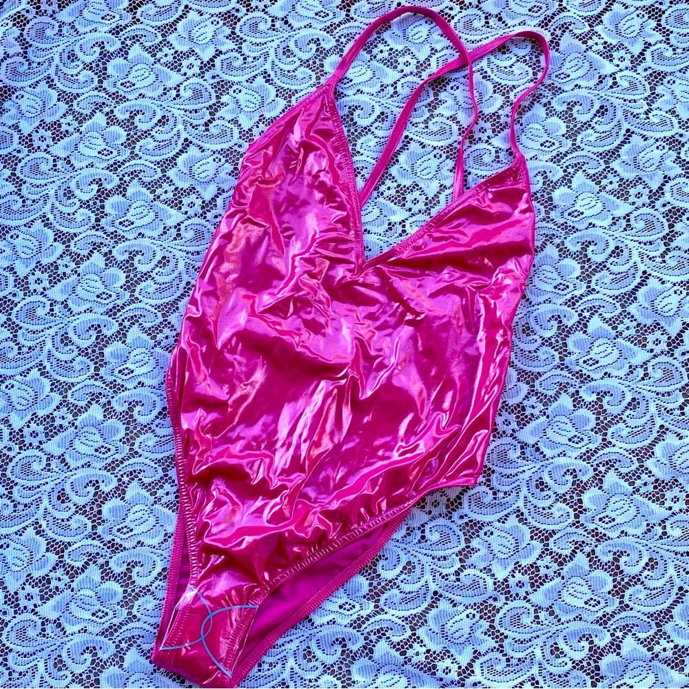 NWT ASOS Pink One Piece Swimsuit